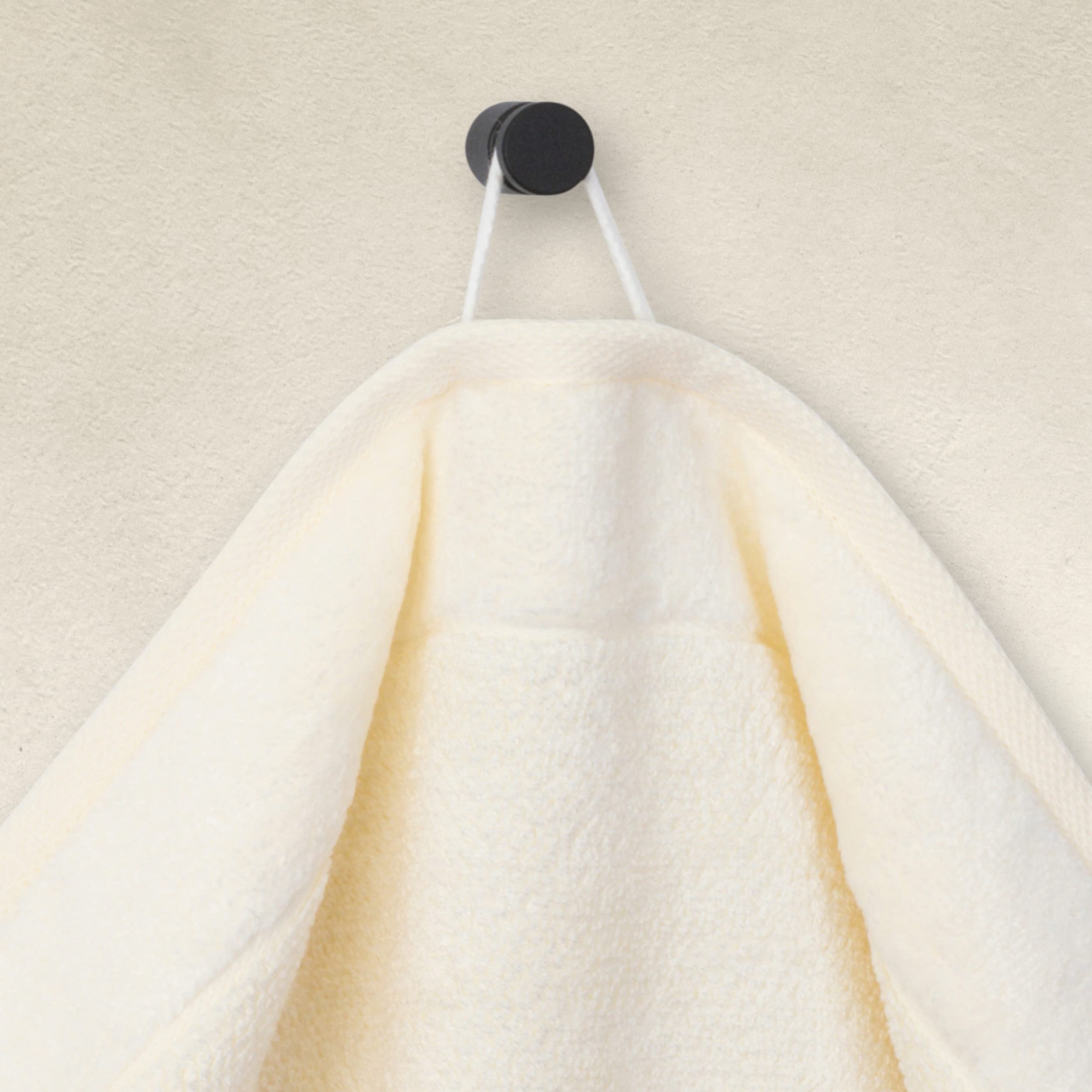 Möve Bamboo Luxe guest towel 30 x 50 cm made of 60% cotton / 40% viscose from bamboo cellulose, ivory