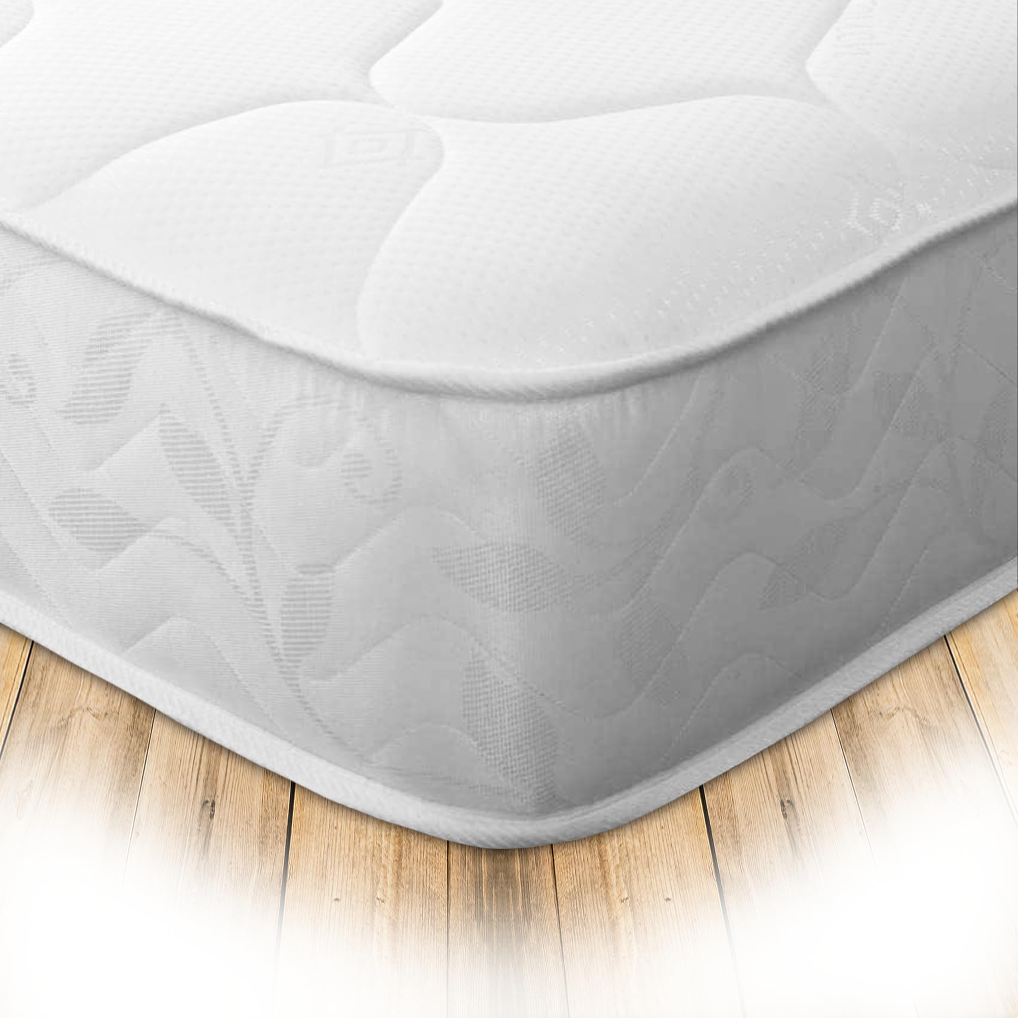 Starlight Beds Serene White Shorty Mattress, 2ft6 x 5ft9