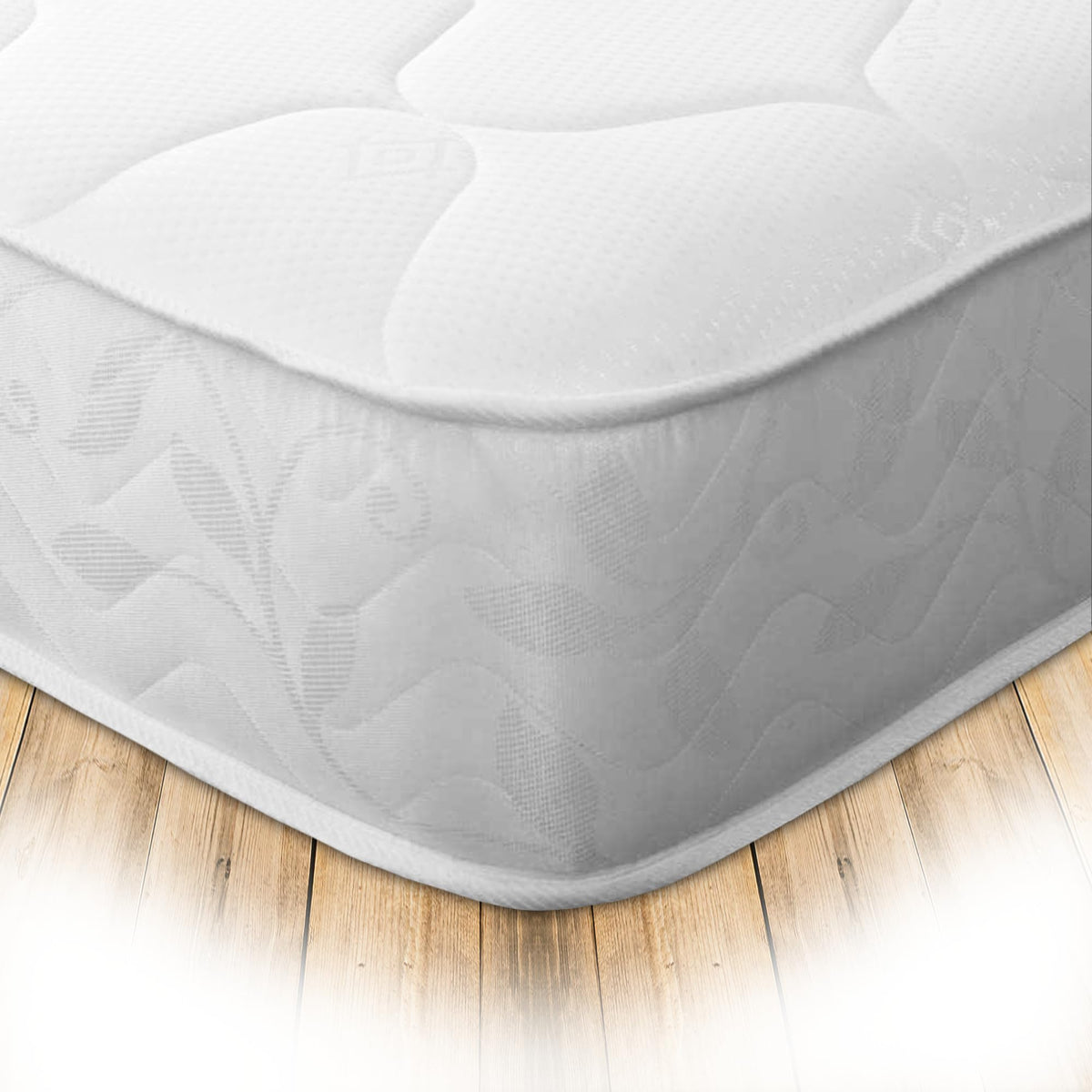 Starlight Beds Serene White Shorty Mattress, 2ft6 x 5ft9