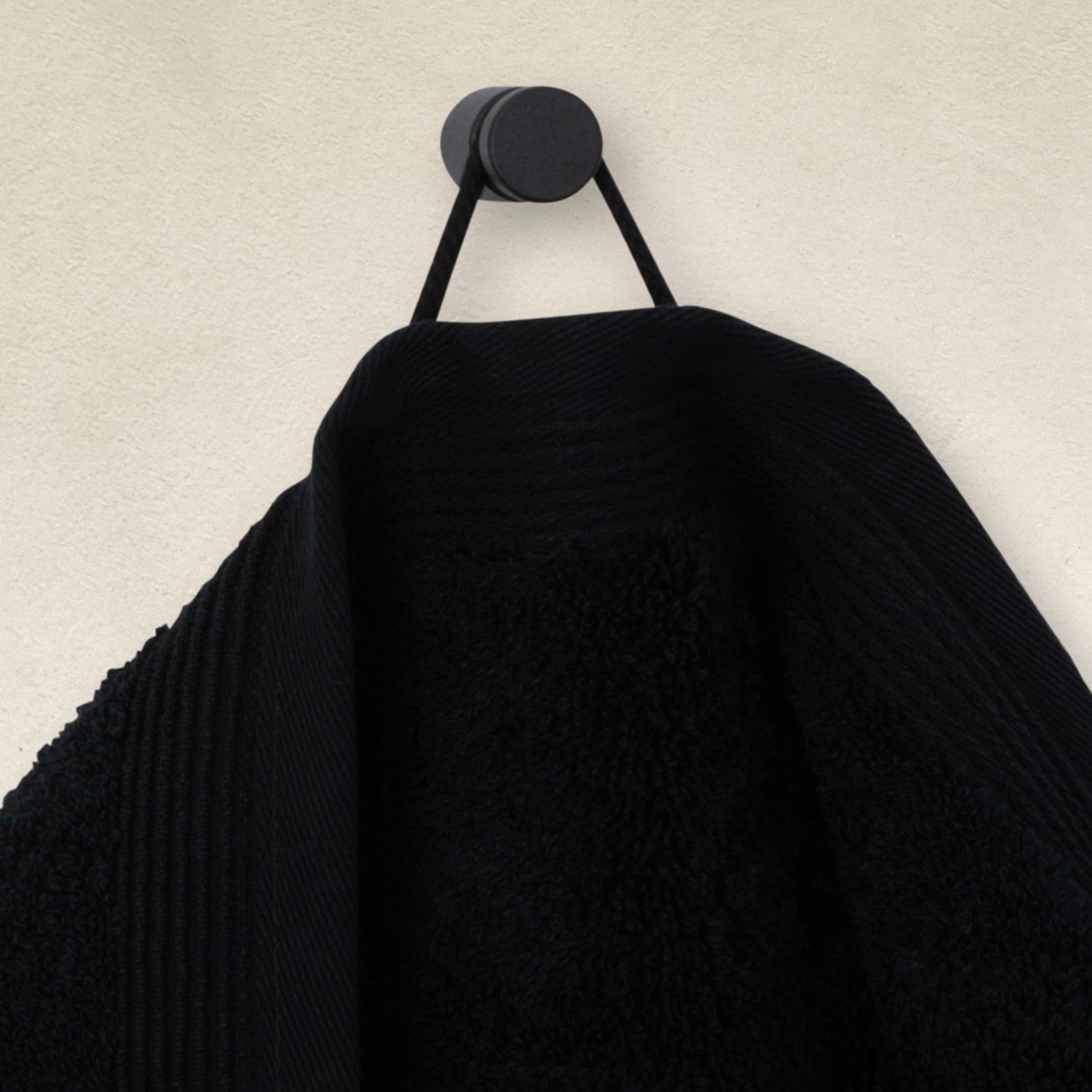 Möve Superwuschel Flannel 30 x 30 cm 100% Cotton Black