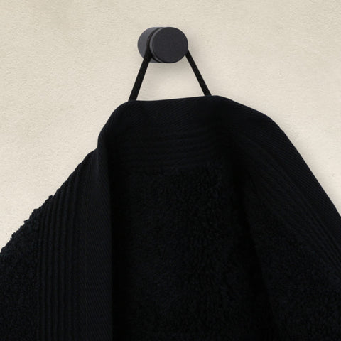 Möve Superwuschel Flannel 30 x 30 cm 100% Cotton Black