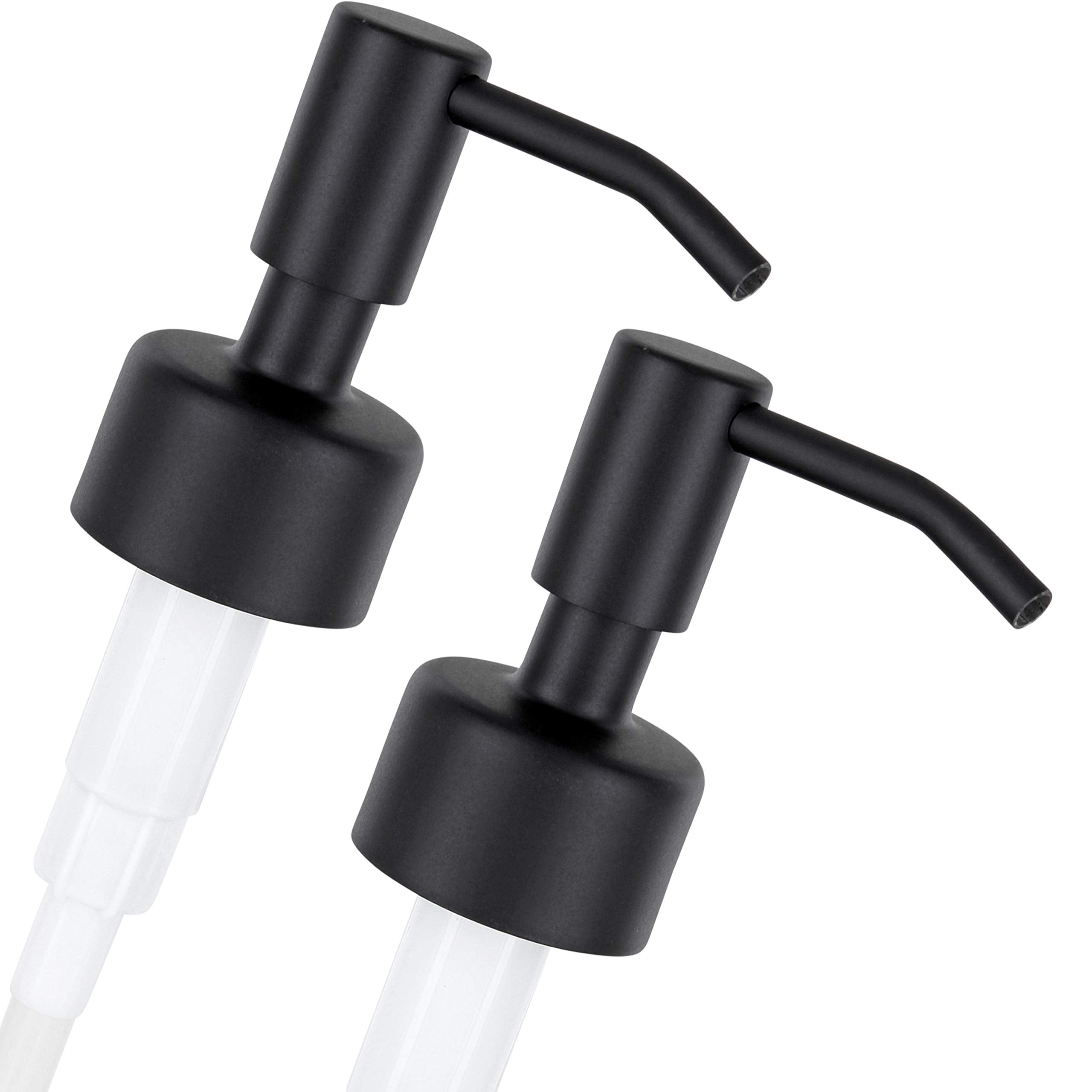 ALTGLAS 2 Pcs Stainless Steel Soap Dispenser Pump 'Budapest' 28mm Thread