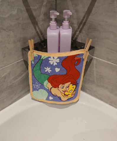 Lex's Linens Spidey & Little Mermaid 2 Pack Magic Face Cloths