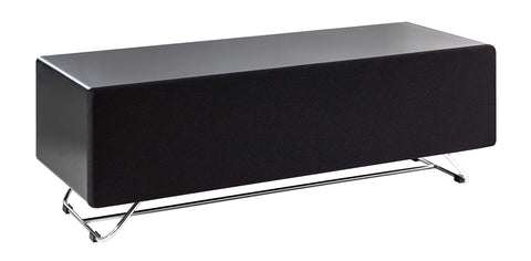 Alphason Chromium Concept TV Cabinet - Black, 120 x 42 x 40cm (WxDxH)
