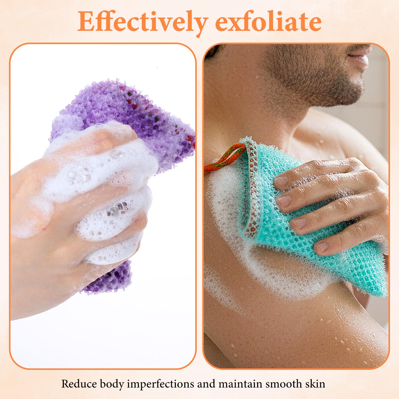 Matwsec 5 Pack Soap Net Bag for Bar Soap, Exfoliating Mesh Shower Foaming Bag with Drawstring, Reusable Soap Savers for Soap Bar