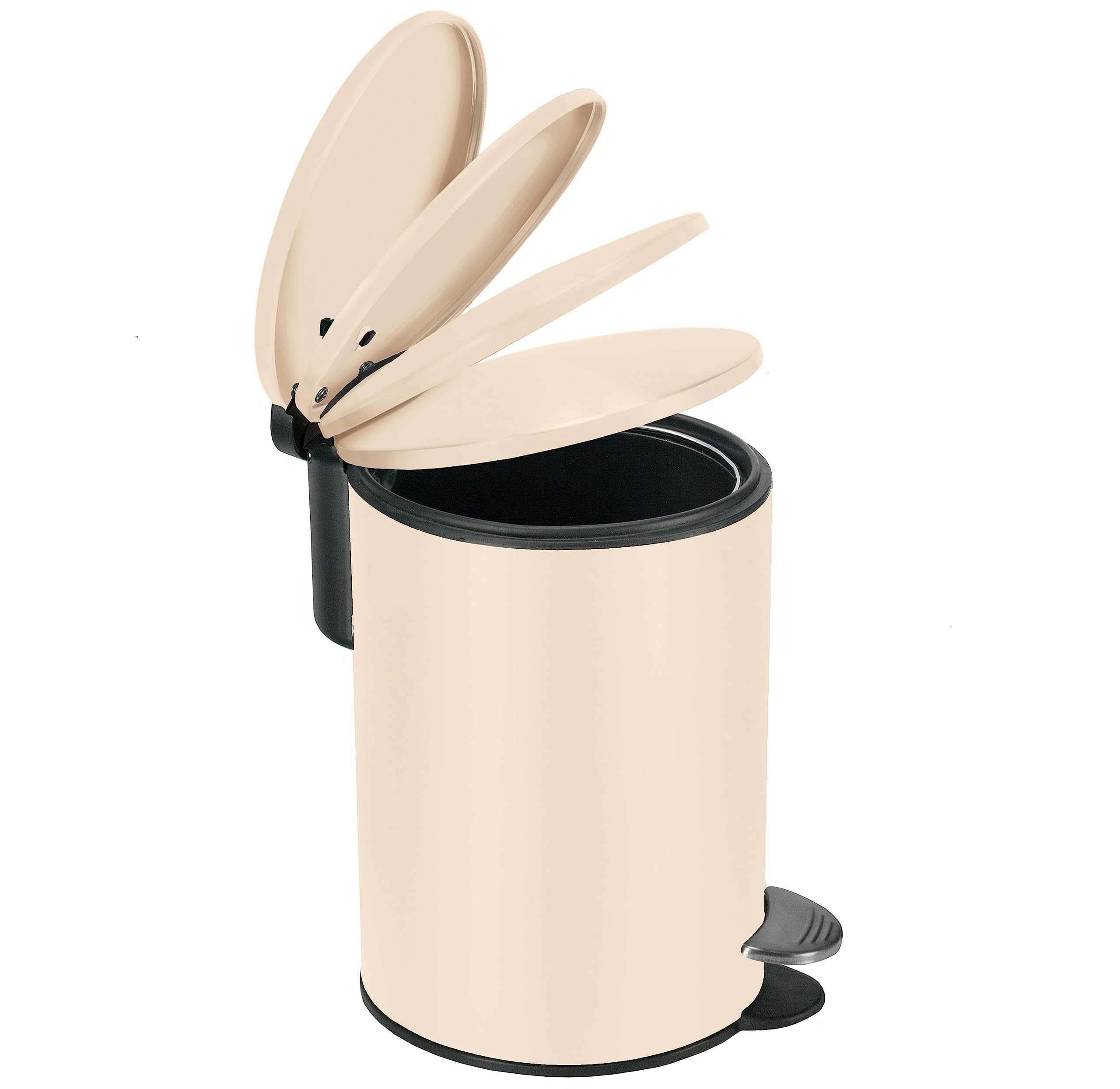 Silence Cosmetic Bin Sand Beige Material: Metal Size: Bucket 3 Litres