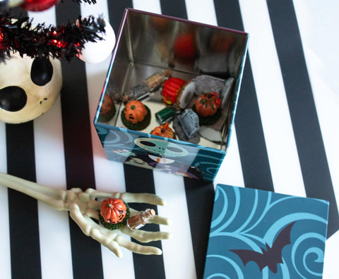 Ukonic Disney Nightmare Before Christmas Jack Skellington Tin Storage Box | 4 Inches