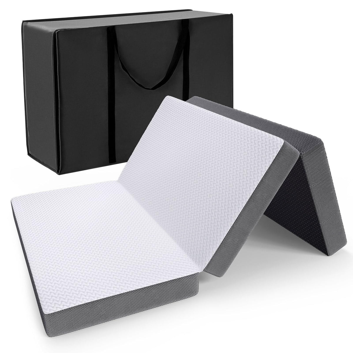 Foldable Folding Mattress Single,Tri-fold Memory Foam Mattress,75x190x10cm