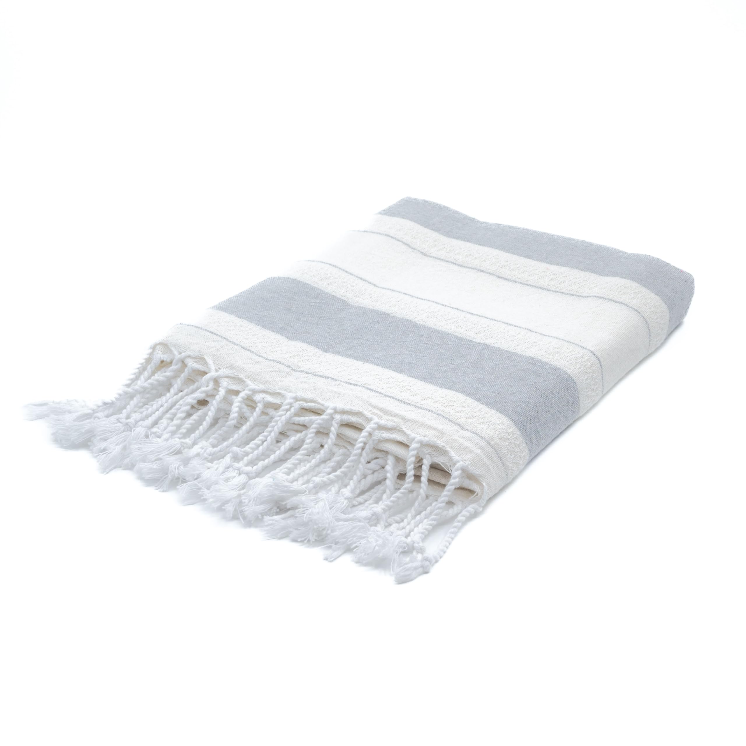 BERCA HOME 2 Pack Ephesus Turkish Beach Towel – Lightweight, Quick Dry, Sand Free – 100% Cotton Peshtemal Hammam & Bath Towel – 90x190 cm