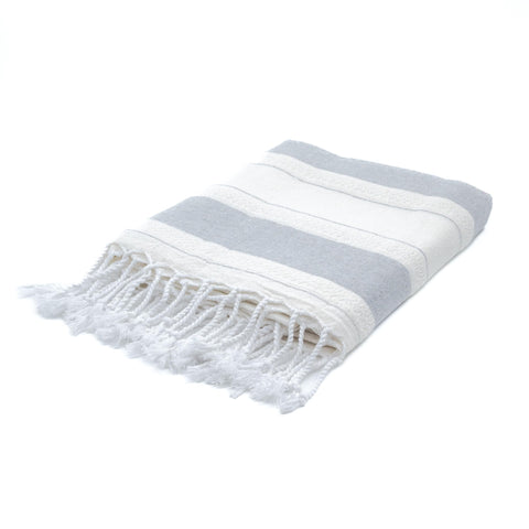 BERCA HOME 2 Pack Ephesus Turkish Beach Towel – Lightweight, Quick Dry, Sand Free – 100% Cotton Peshtemal Hammam & Bath Towel – 90x190 cm