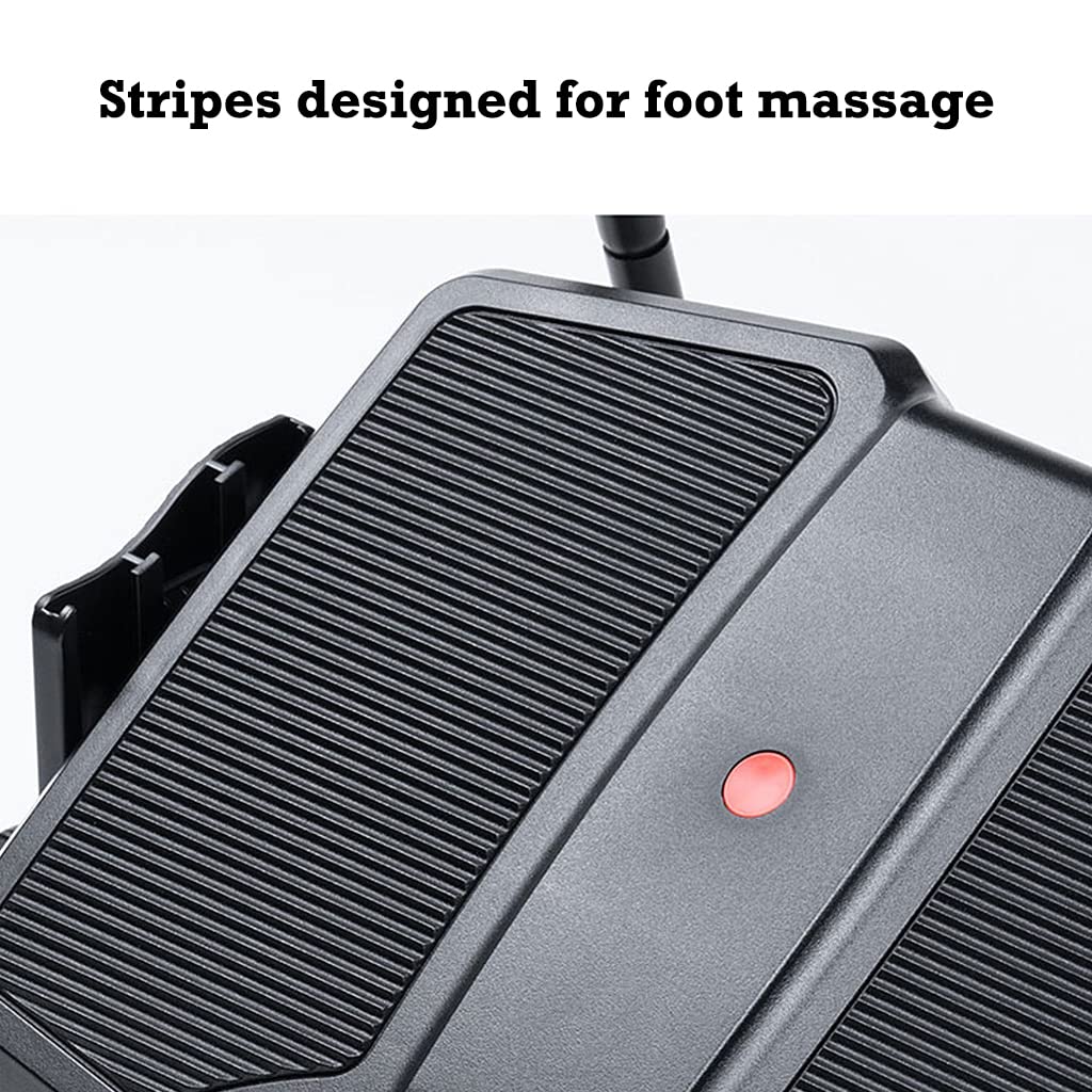 RIAMTGCX Ergonomic Adjustable Footrest, Black, 30 x 42 cm, Modern, Rectangular, Health and Wellness Promoting