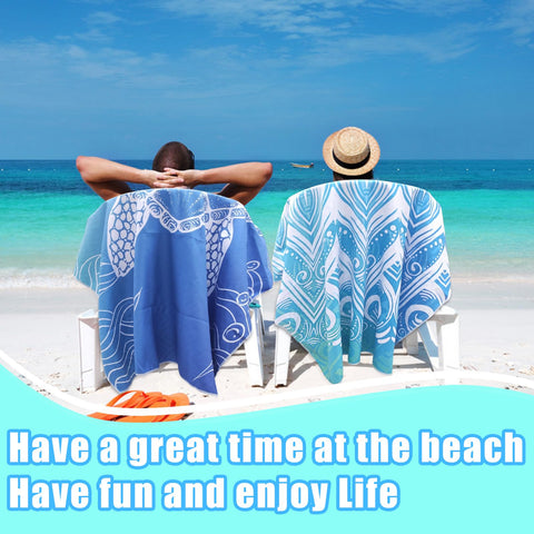 Startseite Microfibre Beach Towels for Adults - 2 Pack 180x100cm Lightweight Beach Towel Extra Large