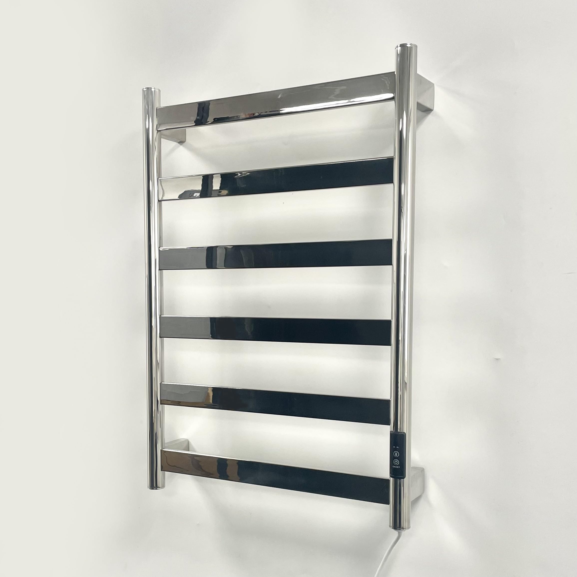 Manissa FALA Stainless Steel Electric Heated Towel Rail 500mm W x 720mm H