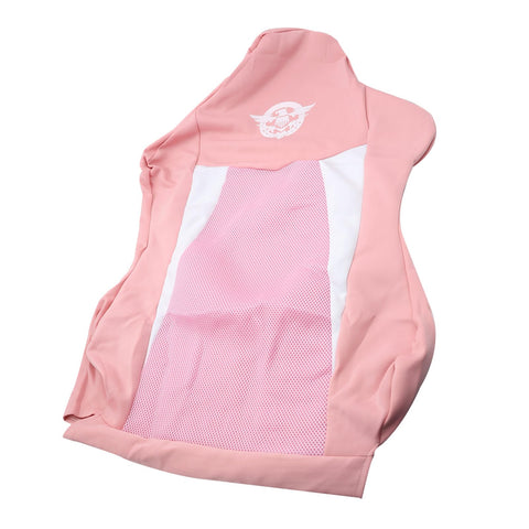 Ieron Pink and White Stretchable Gaming Chair Covers Slipcovers - Universal Computer Chair Cover Game/Racing Chair Slipcover Washable Chair Protect