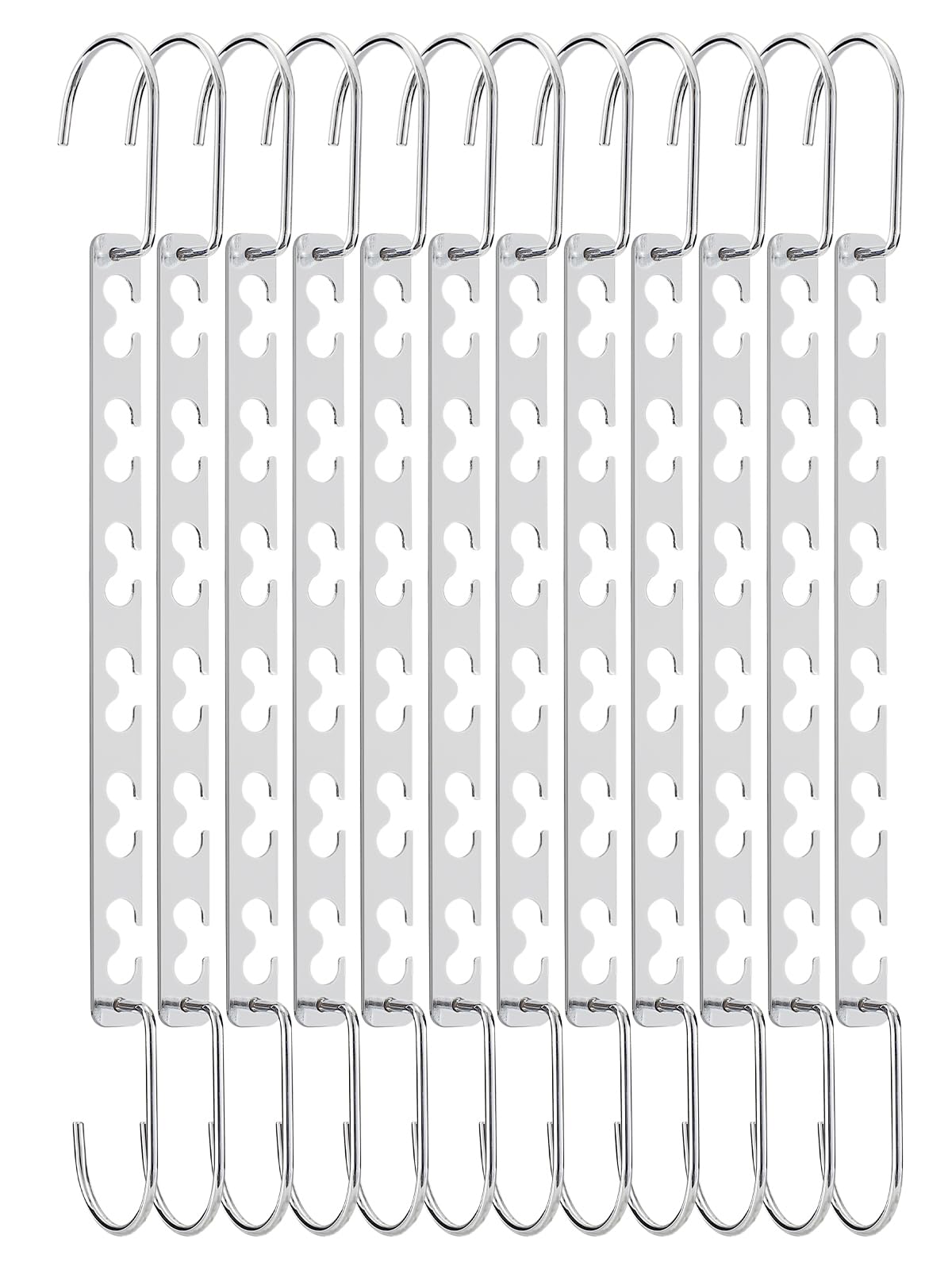 HOUSE DAY Space Saving Hangers, 12 Pack Magical Hangers, 26 cm