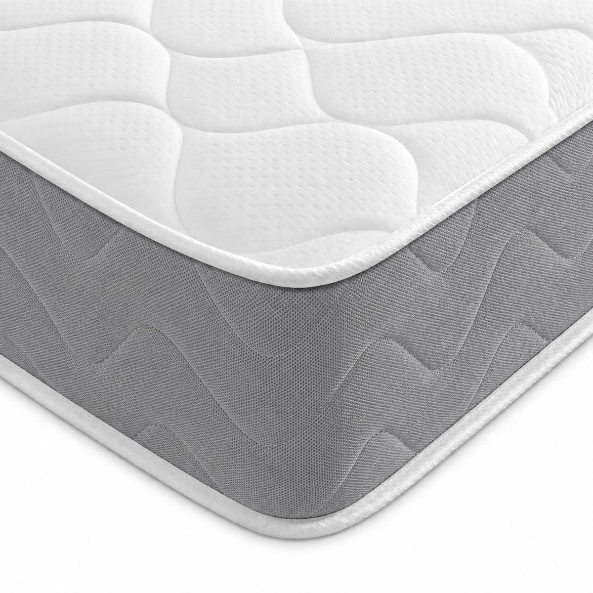 Starlight Beds Twilight Grey Double Mattress - 4ft6 x 6ft3