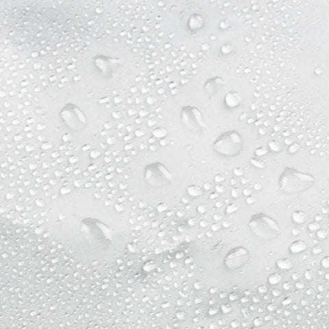 iDesign Shower Curtain with Magnetic Hem, Long Shower Curtain Made of Mould PEVA, Stylish and Water Repellent Shower Liner for Bathroom, Frost White