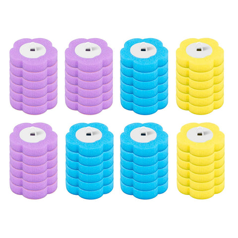 48Pcs Disposable Toilet Wand Scrubber Replacement Heads, Fits Most Handles
