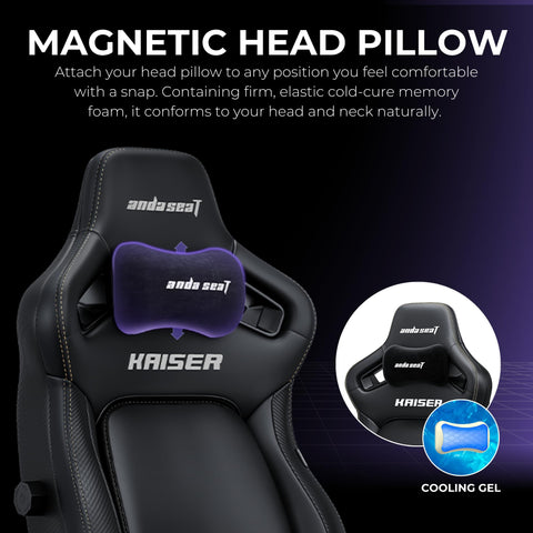 Anda Seat Kaiser 4 Gaming Chair for Adults - XL Reclining Video Game Chairs with 4-Level Pop-Out Lumbar, Linen Fabric