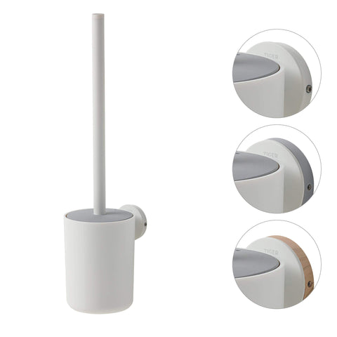 Tiger Urban Toilet accessories set - Toilet brush and holder - Toilet roll holder without cover - Towel hook - White