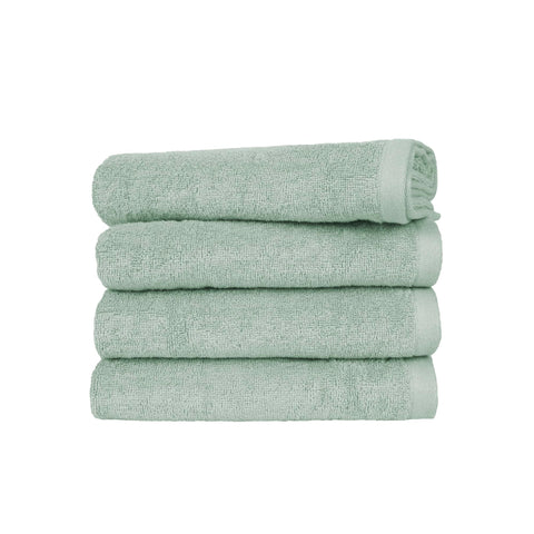 Ruggeri 4 Piece Guest Towel Set, 40x50 cm, Soft Cotton, Sage