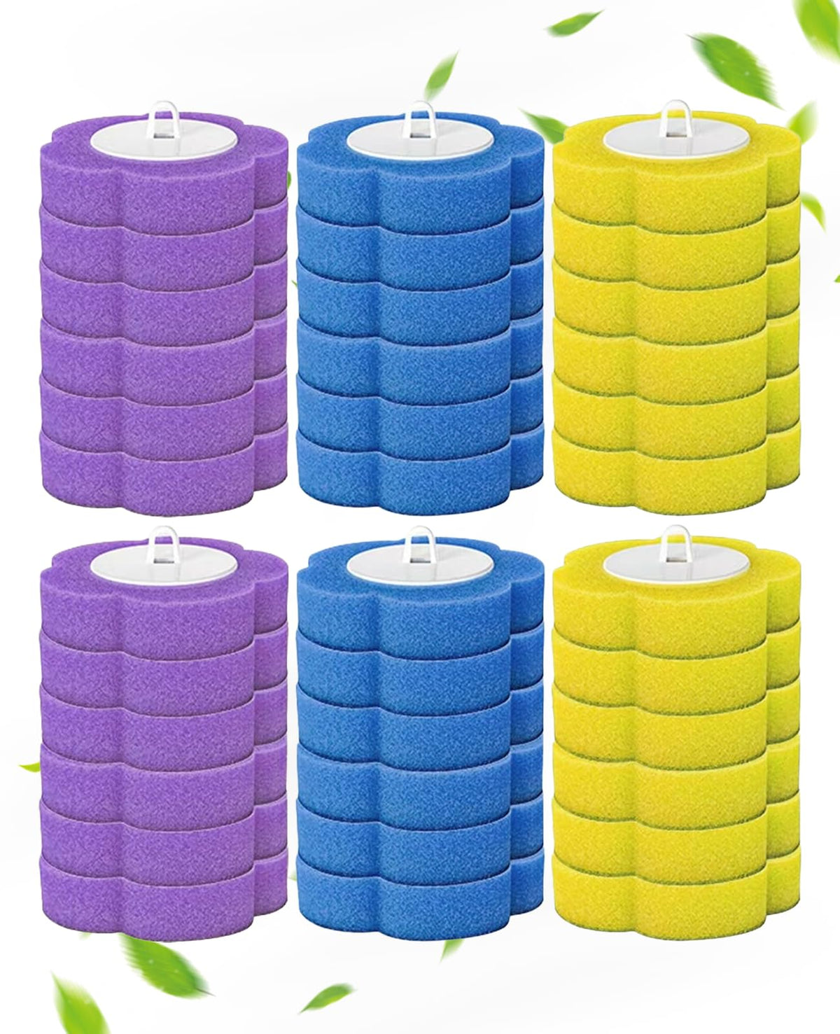Benaewa 36 Pcs Disposable Toilet Brush, Toilet Brush Refills for Bathroom, Cleaning