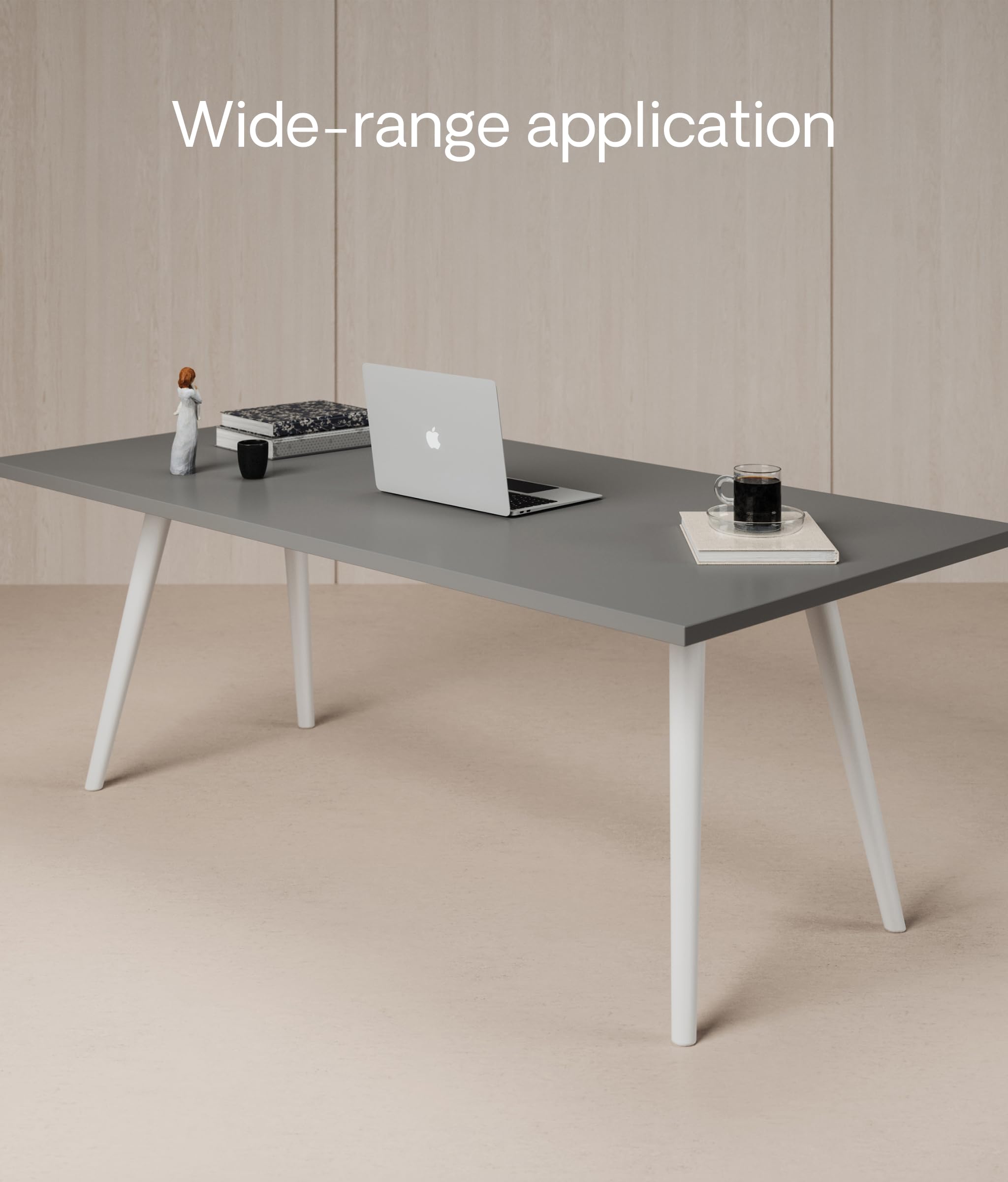 Desktronic Table Top 160 x 80 cm Desk Top - Perfect for Height-Adjustable Desks, Dining Tables and More - Made in Europe