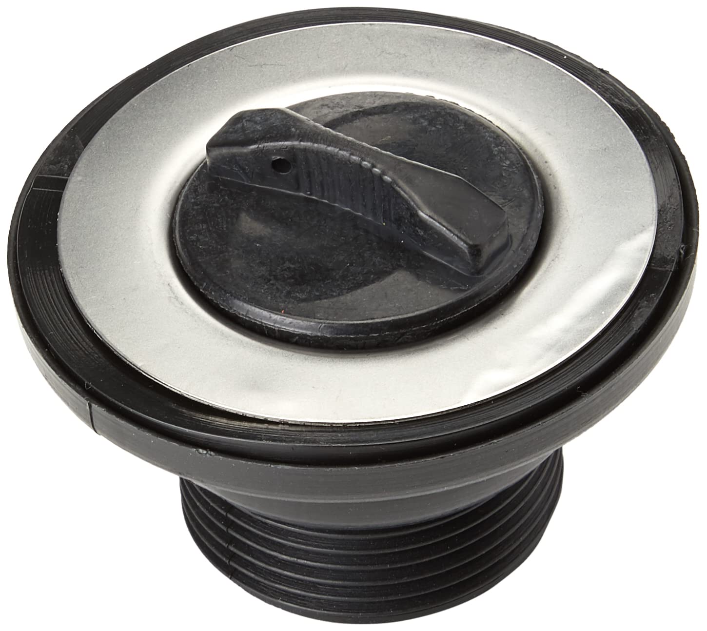 Merriway BH04442 Unslotted Basin Waste with Plug and 10 inch Chain, Plastic 32mm (1.1/4 inch) - White