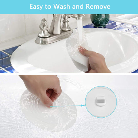 1 pack Silicone Tub Stopper,Drain Stopper Universal Sink Plug,Drain Plug for Kitchens, Bathrooms and Laundries, Sink Bathtub Drain Cover(15.3cm/6inch)