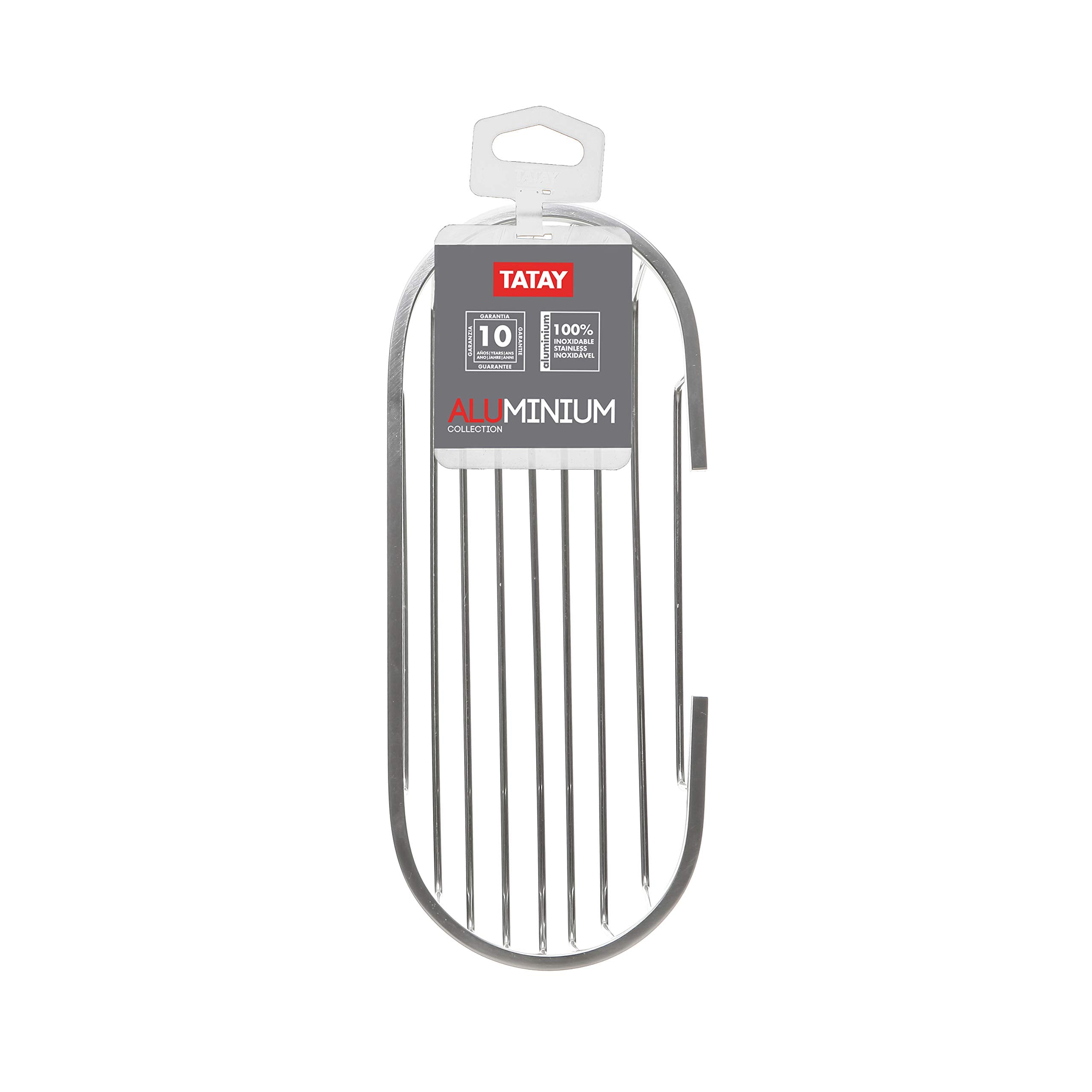 TATAY - Oval wall mounted shower basket. Rust proof aluminium.