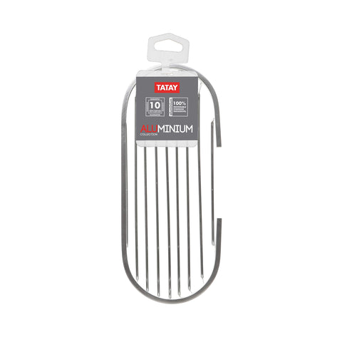 TATAY - Oval wall mounted shower basket. Rust proof aluminium.