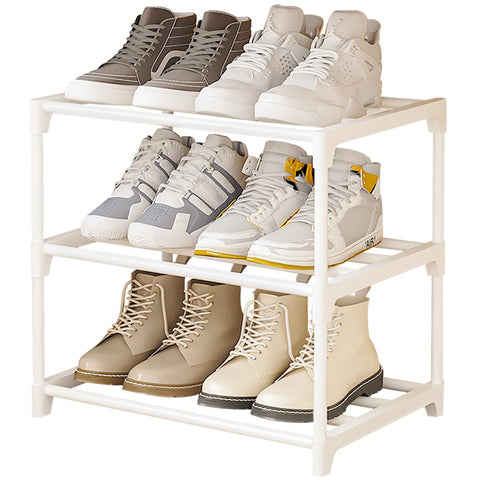 Small Shoe Rack, White Shoe Rack, 3 Tier Shoe Racks, Metal Shoe Racks Small