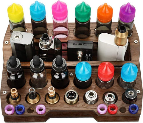 Lanrigorid Handmade Wooden Vape Stand Holder