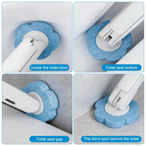 36 Pcs Disposable Toilet Brush Replacement Head, Toilet Wand Disposable Refill Heads