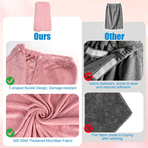 AOOSA Bath Towel Body Wrap for Women, Quick Dry Microfibre Bath Wrap Towel