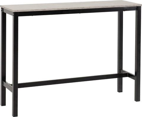 Seconique Athens Breakfast Bar Table and 2 Chairs Set in Concrete Effect
