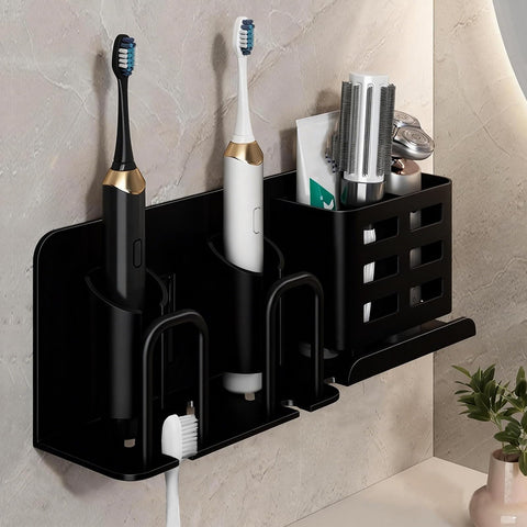 Toothbrush Holder Wall Mounted Electric Toothbrush Holder for Bathroom