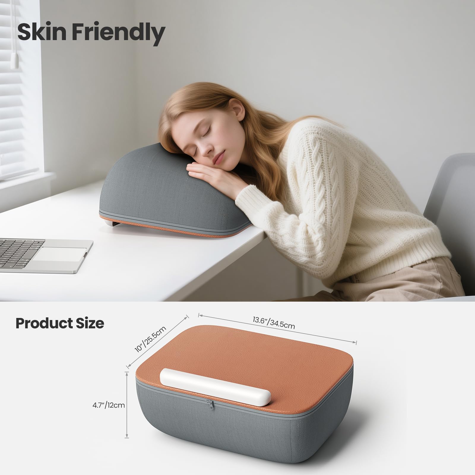 Tounee Book Holder Stand - Ultra Soft Lap Beanbag Pillow for Books, Tablets, iPads & Kindle - Hands-Free Reading & Viewing in Bed/Couch