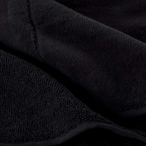 Creative Scents Cotton Fingertip Towels Set Black - 4 Pack - 11 x 18 Inches Decorative Small Extra-Absorbent and Soft Terry Towel for Bathroom