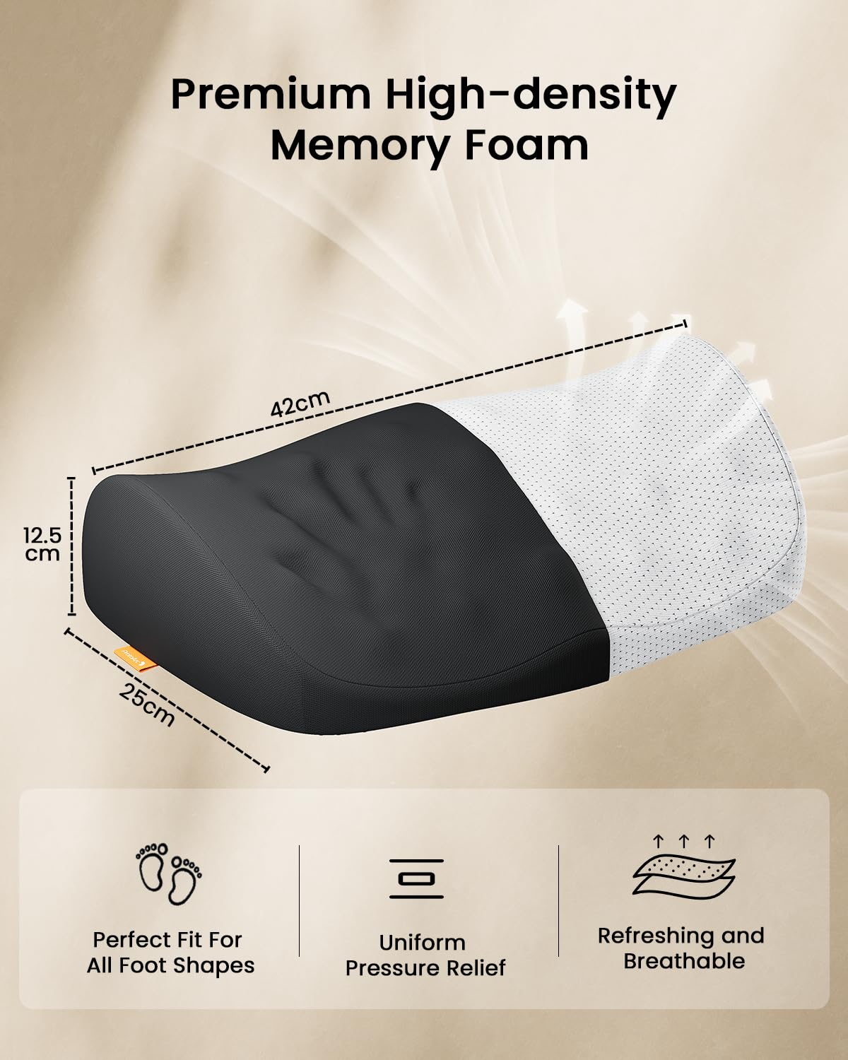 ProtoArc Ergonomic Office Foot Rest Under Desk with Massage Dots