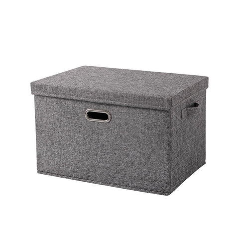 Vbvbip Foldable Lidded Storage Bins, Large Closet Organization Bins