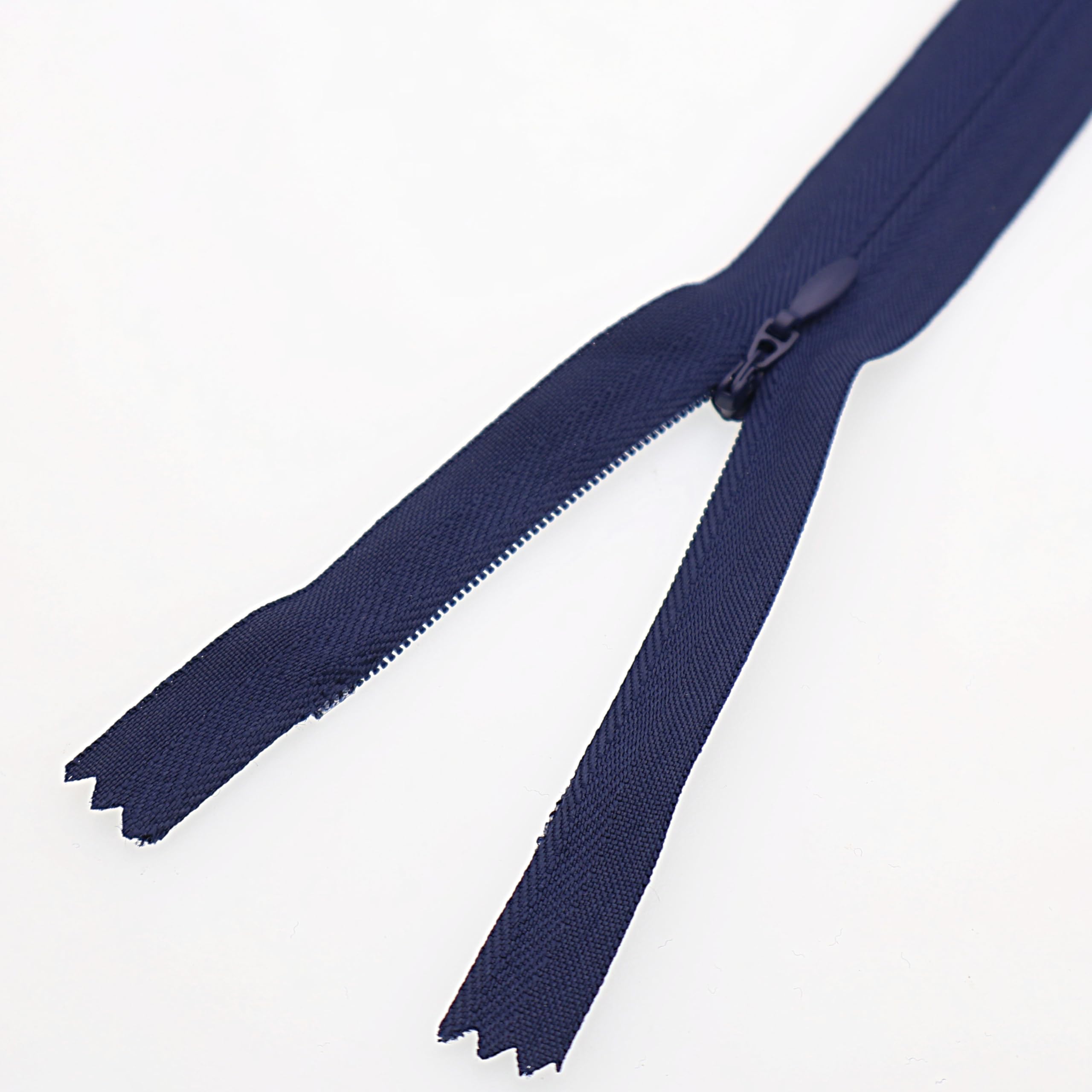 12 Inch Invisible Zips, Close End Nylon Hidden Zip for Handmade Garment, Bags, Home Textile, Tailor (30PCS, Navy Blue) YIGUANXIN