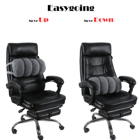 Alibo Office Chairs Contoured Half Moon Round Lumbar Roll Low Back Lumbar Support D-Shaped Pillow Multi Purpose Recliner Leg Rest Cushion For Chair