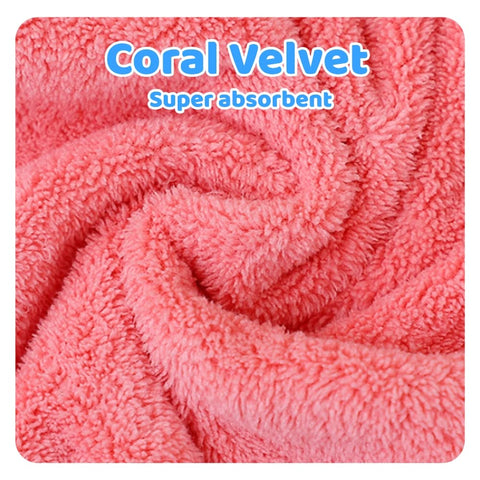 JLEivvi 2PCS Bath Caps, Absorbent Hair Drying Wrap Towel Hair Towel Wrap ，Cute Bear Dry Hair Caps Hair Drying Wrap Towel Bath Head Wrap Drying Turban