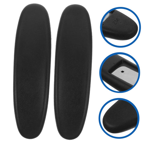 STOBOK 1 Pair Gaming Chair Armrest Covers Office Chair Arm Pads Replacement Parts Universal Soft Pu Armrest Pads for Racing E-Sports Streamer