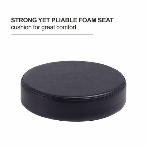 Grace&Grace Adjustable Rolling Stool Chair with Wheels for Massage Beauty Salon Shop Home Kitchen,Heavy Duty Rolling Swivel Stool