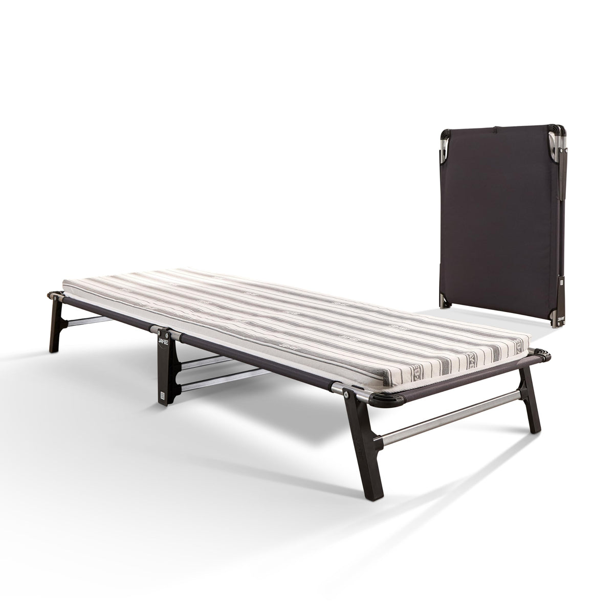 JAY-BE ME70 Mobile Folding Bed with Comfort Mattress, Single