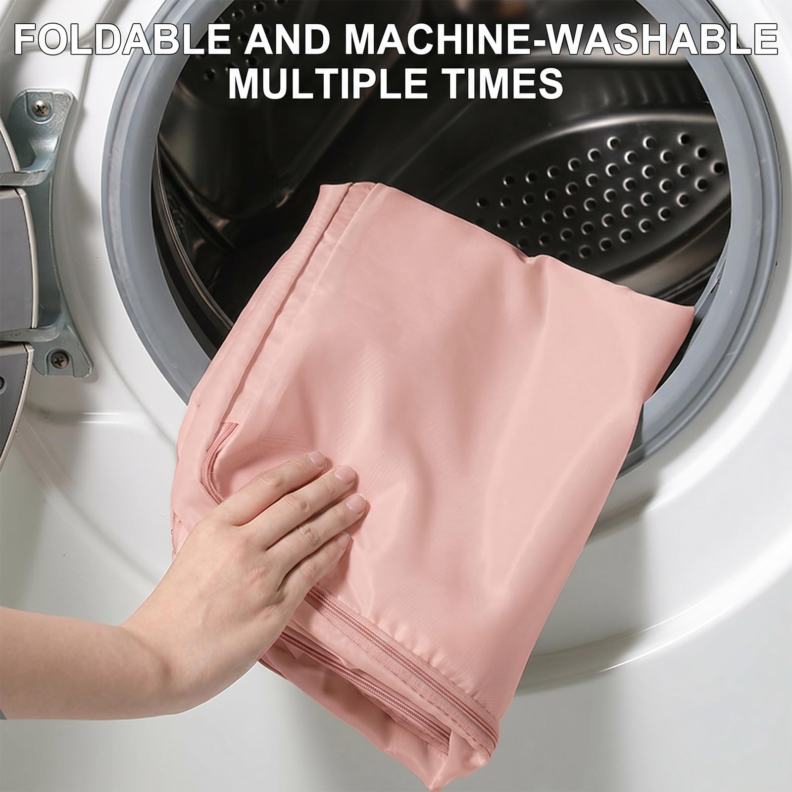 2Pack Compression Comforter Space Saving Bag - 136L Each 3 Layer Moistureproof Storage Bags with Dual Zips Washable Polyester Mouldproof Organiser