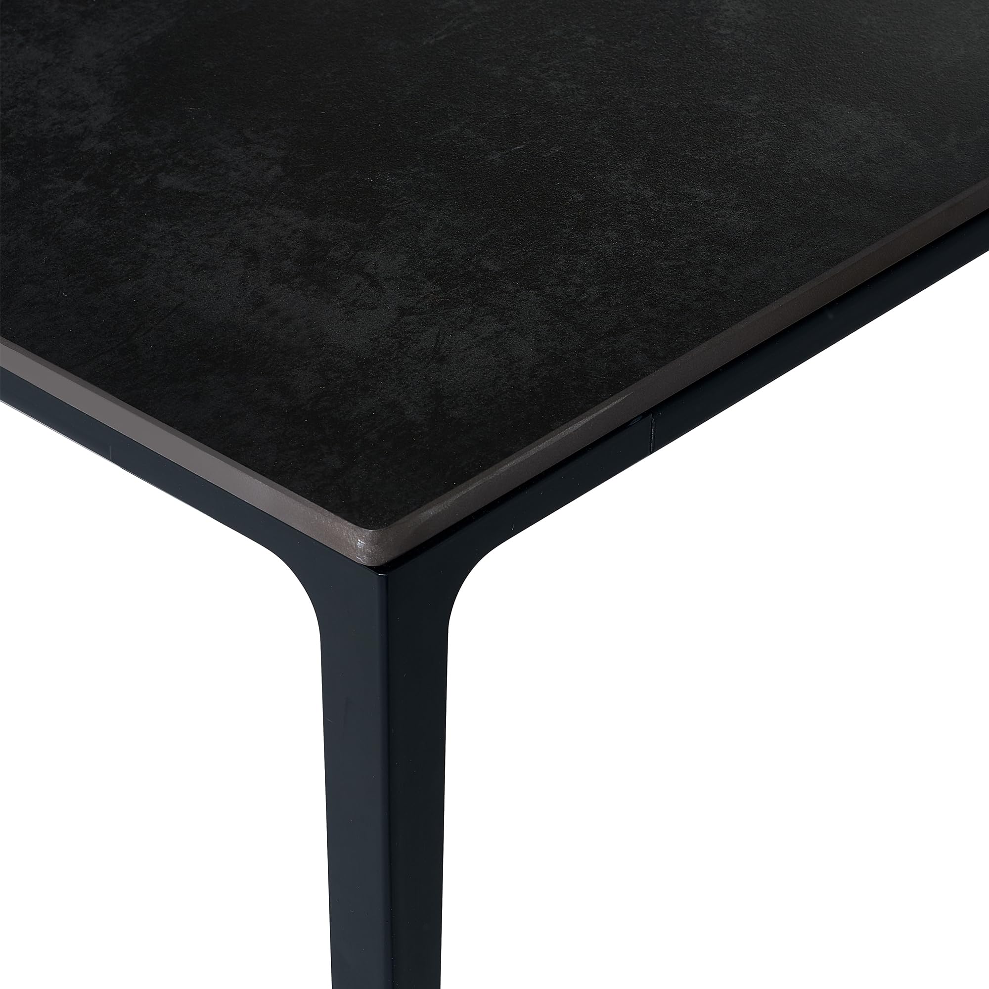 Julian Bowen Miami Rectangular Dining Table, Slate Grey - H76xW120cm