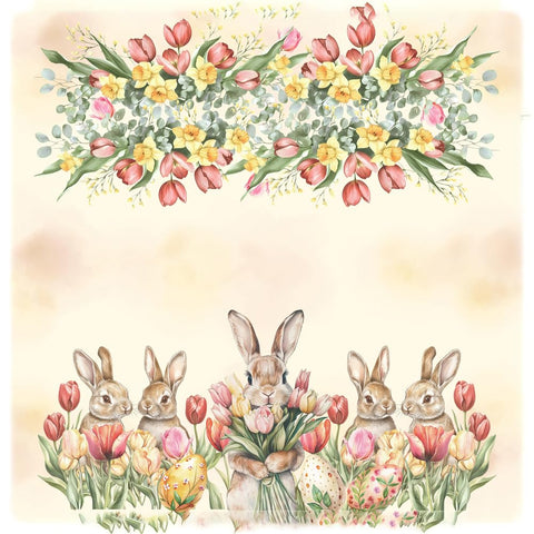 PETTI Artigiani Italiani - Easter Table Runner, Table Runner in Digital Print, 100% Made in Italy | Elegance for the Easter Table